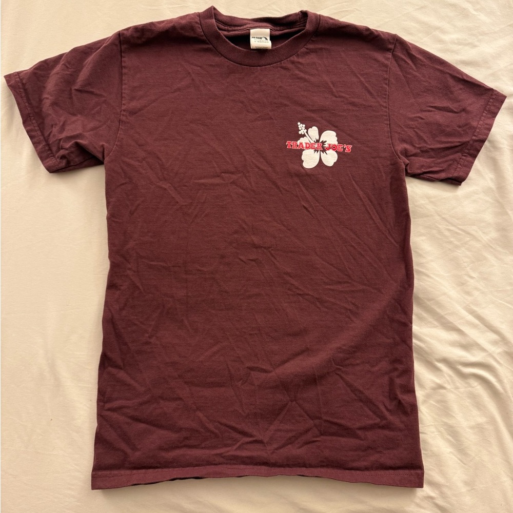 Trader Joe’s Tee Shirt - Maroon